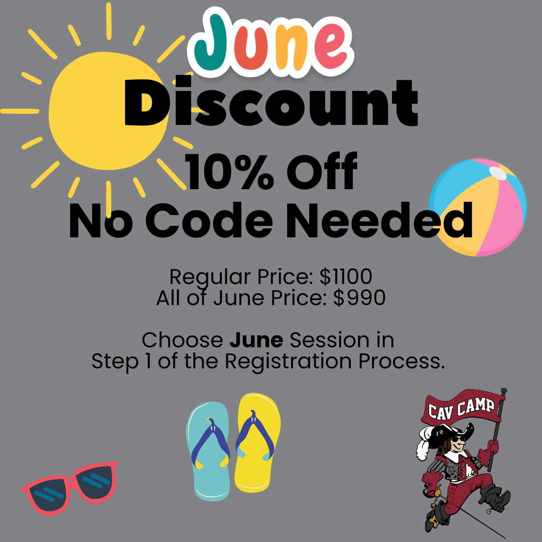 2025 Cav Camp June Discount