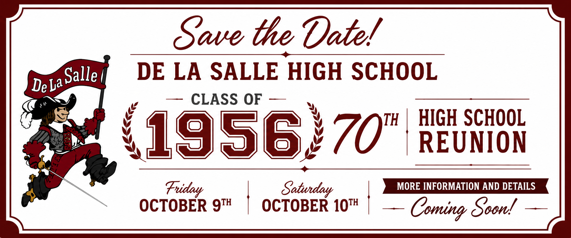 1956 Save The Date Banner